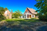 Einfamilienhaus auf einem großen Eigentumsgrundstück in ruhiger Wohnlage - Gartenansicht